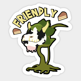 Cowplant Sticker